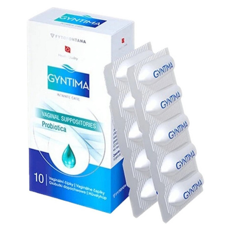 GYNTIMA Probiotica vaginální čípky 10 kusů
