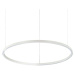 LED Závěsné svítidlo Ideal Lux Oracle Slim D70 Bianco 229485 35W 2100lm IP20 70,5cm bílé