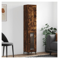 vidaXL Skříň highboard kouřový dub 34,5 x 34 x 180 cm kompozitní dřevo