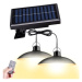 LEDSolar DUO solární závěsné lampy na zahradu s dálkovým ovládáním, iPRO, 8W, teplé světlo