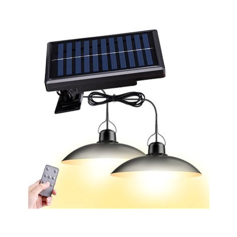 LEDSolar DUO solární závěsné lampy na zahradu s dálkovým ovládáním, iPRO, 8W, teplé světlo Bezdoteku