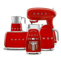 SMEG 50's Retro Style červený, Robot 4,8l s nerez m. + Překapávač + Konvice + Topinkovač + Šleha