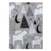 Dywany Łuszczów Dětský kusový koberec Junior 51974.802 Bears grey - 160x220 cm