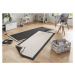 NORTHRUGS - Hanse Home koberce Kusový koberec Twin-Wendeteppiche 103105 creme schwarz – na ven i