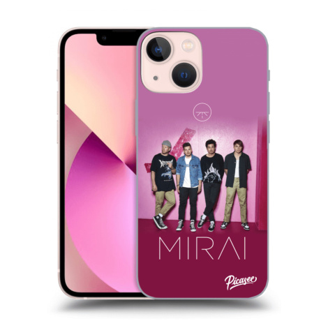 Silikonový černý obal pro Apple iPhone 13 mini - Mirai - Pink