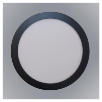 PANEL LED RING 12W 4200K KULATÝ ČERNÝ