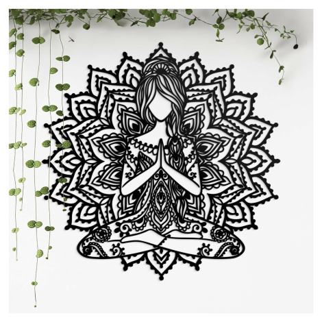 Boho mandala na zeď - Jogínka DUBLEZ