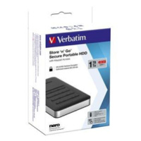 Verbatim externí pevný disk, Store N Go Secure Portable, 2.5