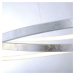 PAUL NEUHAUS LED závěsné svítidlo, imitace plátkového stříbra, moderní design SimplyDim 3000K PN