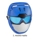 Power Rangers Maska varianta 1. modrá maska