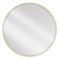 MEXEN Loft zrcadlo 90 cm, zlatý rám 9850-090-090-000-50