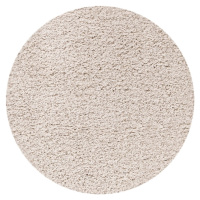 Ayyildiz koberce Kusový koberec Dream Shaggy 4000 Cream kruh Rozměry koberců: 120x120 (průměr) k