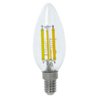 LED žárovka filament retro svíčka 6W E14 4000K 806LM