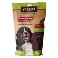 Yoggies Sušené hovězí maso pro psy (proužky) 45g