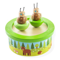 Bigjigs Toys Dřevěná hrací skříňka woodland