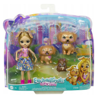 Enchantimals rodinka retrívrů, mattel hhb85