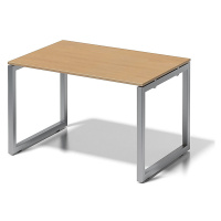 BISLEY Psací stůl CITO s podstavcem ve tvaru O, v x š x h 740 x 1200 x 800 mm, podstavec stříbrn
