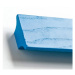 Domel Komoda Git 7 Domel 80/85/40 barva: antracyt/bílý mat/úchyty modré