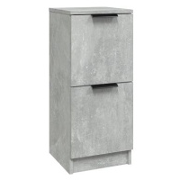 Příborník betonově šedý 30 × 30 × 70 cm kompozitní dřevo
