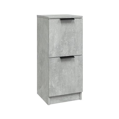 Příborník betonově šedý 30 × 30 × 70 cm kompozitní dřevo SHUMEE