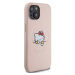 Hello Kitty PU Kitty Asleep Logo MagSafe Kryt iPhone 15 růžový