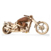 Ugears 3D dřevěné mechanické puzzle VM-02 Motorka (chopper)