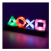 Světlo Playstation Icons (barevné)