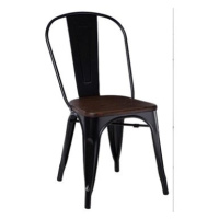 Židle Paris Wood borovice černá