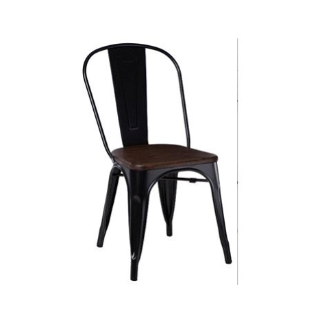Židle Paris Wood borovice černá
