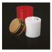 EMOS LED hřbitovní svíčka červená, 2x C, venkovní i vnitřní, teplá bílá, časovač DCCV19