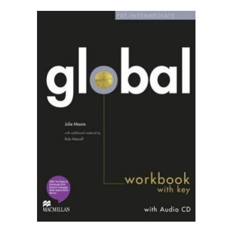 Global Pre-intermediate: Workbook with key + CD - Lindsay Clandfield Macmillan Education