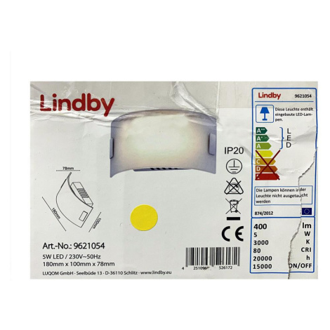 Lindby Lindby - LED Nástěnné svítidlo GISELA LED/5W/230V