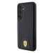 Zadní kryt Ferrari PU Leather Bottom Carbon pro Samsung Galaxy S24+, black