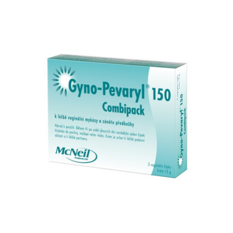 Gyno-Pevaryl Combipack 150mg 3 vaginální čípky + krém 15g