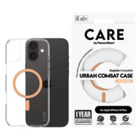 PanzerGlass CARE kryt Apple iPhone 16 Plus MagSafe Urban Combat čirý/broskvový