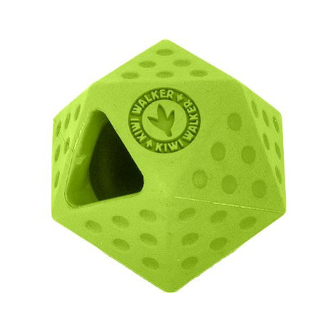 Kiwi Walker Gumová hračka Icosaball s dírou na pamlsky, Mini 6,5cm, Zelená