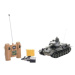 Tank RC plast 33cm T-34/85 na baterie + dobíjecí pack 27MHz se zvukem a světlem