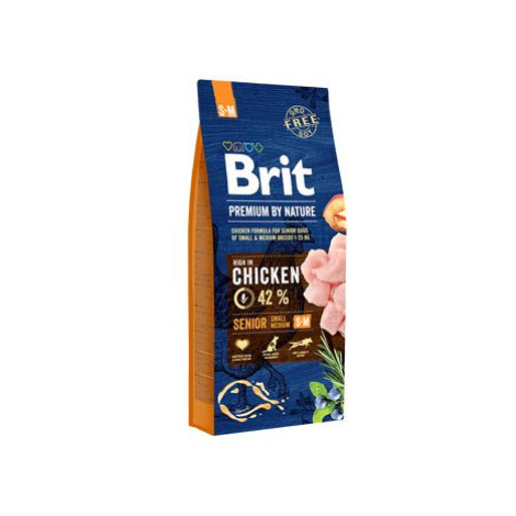 Brit Premium Dog by Nature Senior S+M 15kg