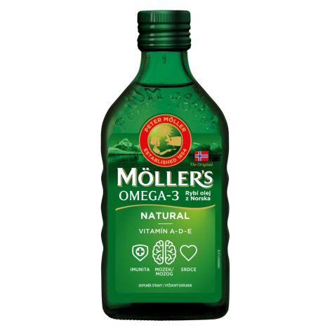 Möllers Omega 3 Natur olej 250 ml Mollers
