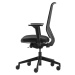 TrendOffice Kancelářská otočná židle TO-SYNC PRO, s područkami a univerzálními kolečky, černá