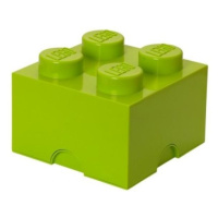 LEGO® úložný box 4 - světle zelená 250 x 250 x 180 mm