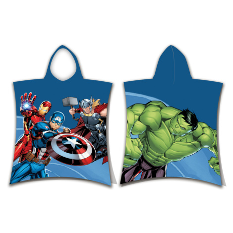 Jerry Fabrics Dětské pončo 50x115 cm - Avengers "Hero"