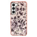 Guess GUHCS23SHCFWSP hard silikonové pouzdro Samsung Galaxy S23 5G pink Flower Collection