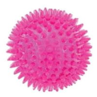 Zolux BALL SPIKE TPR POP 8 cm s ostny růžová