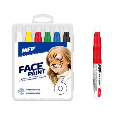 Barvy na obličej MFP 6ks set MFP paper