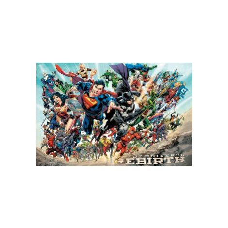 Plakát DC Universe - Rebirth