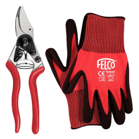 Nůžky FELCO 6 + rukavice M (dárkový set)