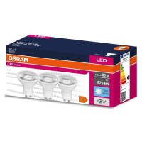 Osram 3PAK LED žárovka LED GU10 6,9W = 80W 575lm 4000K Neutrální bílá 36° VALUE OSRVALU7517