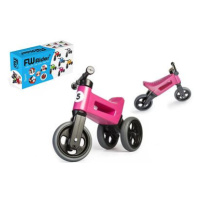 Teddies Odrážedlo FUNNY WHEELS Rider Sport 2v1 růžové v krabici