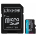 Kingston MicroSDXC karta 512GB Canvas Go! Plus, R:170/W:90MB/s, Class 10, UHS-I, U3, V30, A2 + A